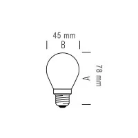 New Lamps Lampadina E27 24V Bassa Tensione Mini Globo LED 2W