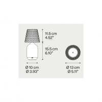 Lodes Valentina Cordless LED Lampada Da Tavolo A Batteria