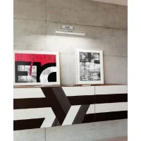 Isyluce Specchio Applique LED Wall Lamp in Chrome-Plated Metal