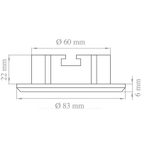 Lampo Faretto Incasso Con Vetro Da Soffitto Impermeabile IP65