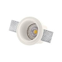 Isyluce Faretto GU10 Da Incasso a Soffitto In Gesso a Scomparsa
