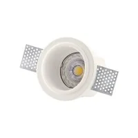 Isyluce Faretto GU10 Da Incasso a Soffitto In Gesso a Scomparsa Isyluce Faretto GU10 Da Incasso a Soffitto In Gesso a Scomparsa