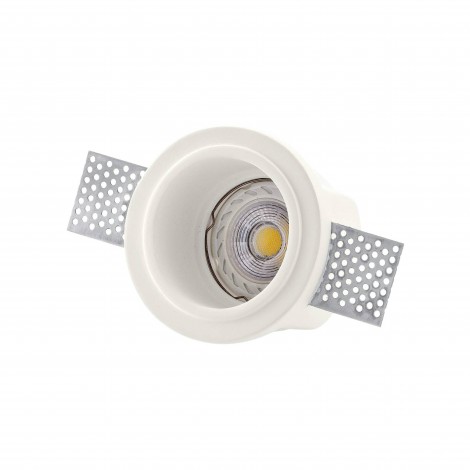 Isyluce Faretto GU10 Da Incasso a Soffitto In Gesso a Scomparsa