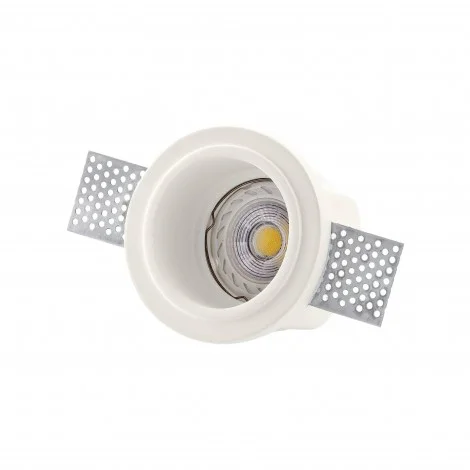 Isyluce Faretto GU10 Da Incasso a Soffitto In Gesso a Scomparsa