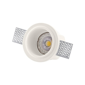 Isyluce Faretto GU10 Da Incasso a Soffitto In Gesso a Scomparsa