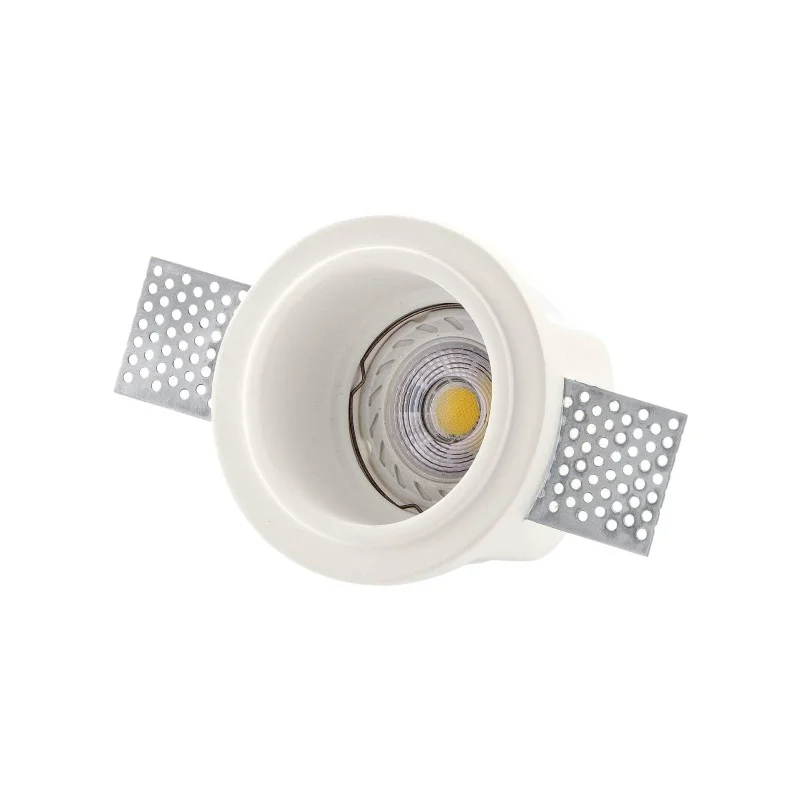 Isyluce Faretto GU10 Da Incasso a Soffitto In Gesso a Scomparsa Isyluce Faretto GU10 Da Incasso a Soffitto In Gesso a Scomparsa