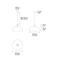 Lodes JIM Dome Lampada LED a Sospensione Componibile by Patrick