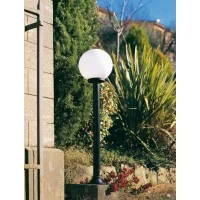 Sovil Globo Testa Palo LED Sferica Opale da Esterno per Paletto