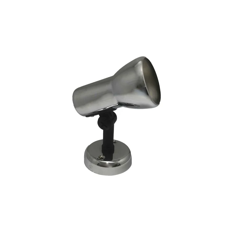 Lampo Spot E27 Orientabile in Metallo con Base a Muro da Interno Lampo Spot E27 Orientabile in Metallo con Base a Muro da Interno