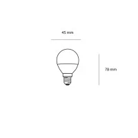 Bot Lighting Shot Mini Ball Bulb E14 LED 4,5W Warm Light