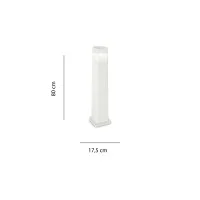 Ideal Lux Elisa PT1 Big LED square Bollard Outdoor Modern