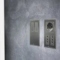 Eclettis Smoothline Plate 2 x 1 Gang