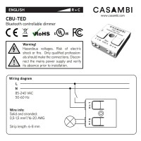 CASAMBI Accessorio Interfaccia Wireless CBU-TED Dimmer
