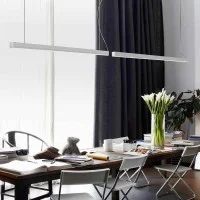 Ideal Lux Office SP Linear Suspension LED Lamp with Direct