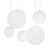 Ideal Lux Mapa Bianco SP5 Indoor Multiple Suspension Chandelier