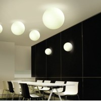 Ideal Lux Mapa Bianco AP1 Lampada Sferica da Parete Applique da