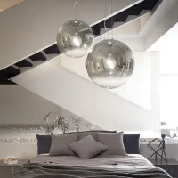 Ideal Lux Mapa Fade SP Spherical Lamp Single Suspension Indoor