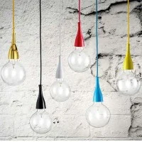 Ideal Lux Minimal LED SP1 Suspension Pendant Lamp White