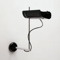 Oluce Colombo Lampada LED da Parete Orientabile Stile Vintage