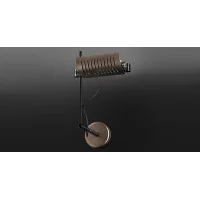 Oluce Colombo Lampada LED da Parete Orientabile Stile Vintage