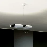 Oluce Colombo Lampada LED da Soffitto Orientabile Stile Vintage