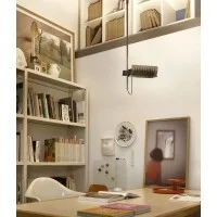 Oluce Colombo Lampada LED da Soffitto Orientabile Stile Vintage