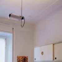 Oluce Colombo Lampada LED da Soffitto Orientabile Stile Vintage