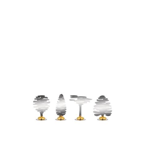 Alessi Barkplace Tree four-piece set