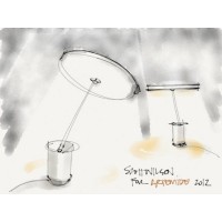Artemide Sisifo Lampada LED da Tavolo Orientabile Dimmerabile