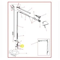 Artemide Tolomeo Micro Accessory Spare Lever for the First Joint