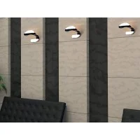 Cattaneo Snake Applique Modern LED Wall Lamp with Diffused Light