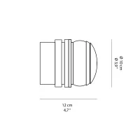 Oluce Fresnel Lampada da Interno e Esterno a Luce Diffusa