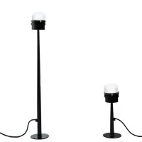 Oluce Fresnel Lampada da Terra per Esterno a Luce Diffusa