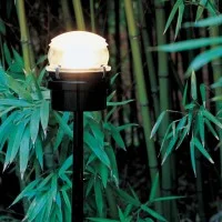 Oluce Fresnel Lampada da Terra per Esterno a Luce Diffusa