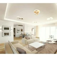 Lodes Bugia Double Lampada LED da Soffitto Plafoniera