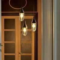 Oluce Niwa Lampada LED da Sospensione a Luce Diffusa Design by
