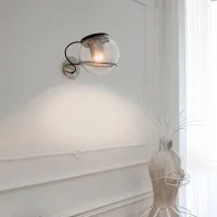 Oluce The Globe Wall Lamp With Diffused Light Vintage Design by