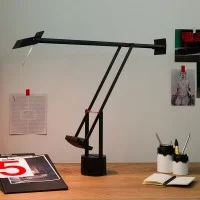 Artemide TIZIO 35 Halo Alogena Lampada da Tavolo Nero By