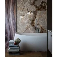 Oluce The Globe Suspension Lamp With Diffused Light Vintage