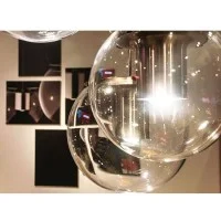 Oluce The Globe Suspension Lamp With Diffused Light Vintage