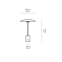 Faro Hoshi Lampada Stilizzata a LED da Tavolo Dimmerabile By