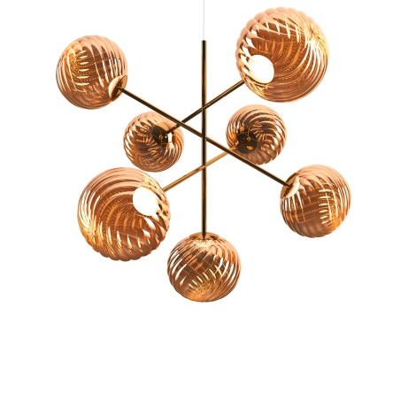 Tom Dixon Whirl Chandelier lampada a sospensione