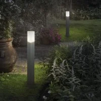 Ideal Lux Pulsar PT1 Triangular Bollard for Ground Outdoor in
