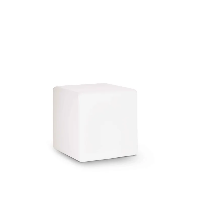 Ideal Lux Luna PT1 Cubic Floor Lamp for Outdoor Minimal Design