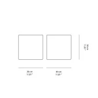 Ideal Lux Luna PT1 Lampada Cubica per Esterno da Terra Design