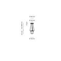Artemide Tolomeo Outdoor Lampione Lampada LED da Esterno Design