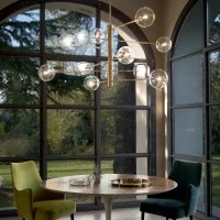 Ideal Lux Equinoxe SP12 Vintage Style Indoor Suspension LED
