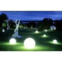 Sovil Linea Sphere Ball Spherical Floor Lamp for Outdoor or