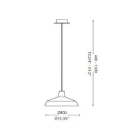 Ideal Lux Moby SP1 Suspension Pendant Lamp Vintage Industrial