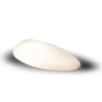 PAN Stone Lampada da Terra Bianca per Esterno a Luce Diffusa